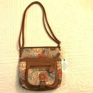 Autumn Print St. John’s Bay Satchel – Brand New with Tags!
